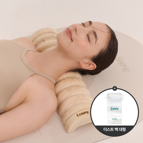[SNPE] 웨이브 베개 10구 목 어깨 승모근 스트레칭(+더스트백 대형 증정)