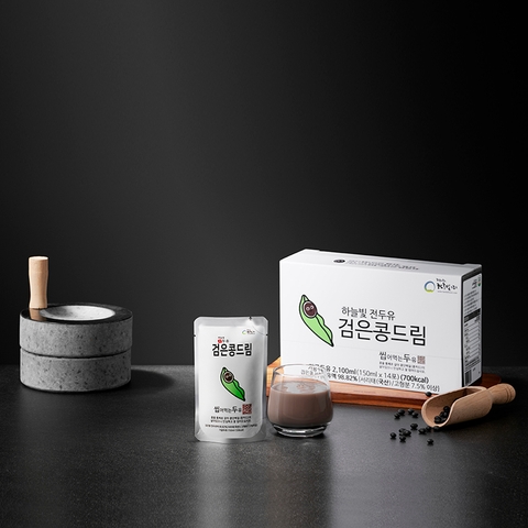 27년 고집 수제로 만든 프리미엄 검은콩 드림 수제두유 씹어먹는 두유 씹두